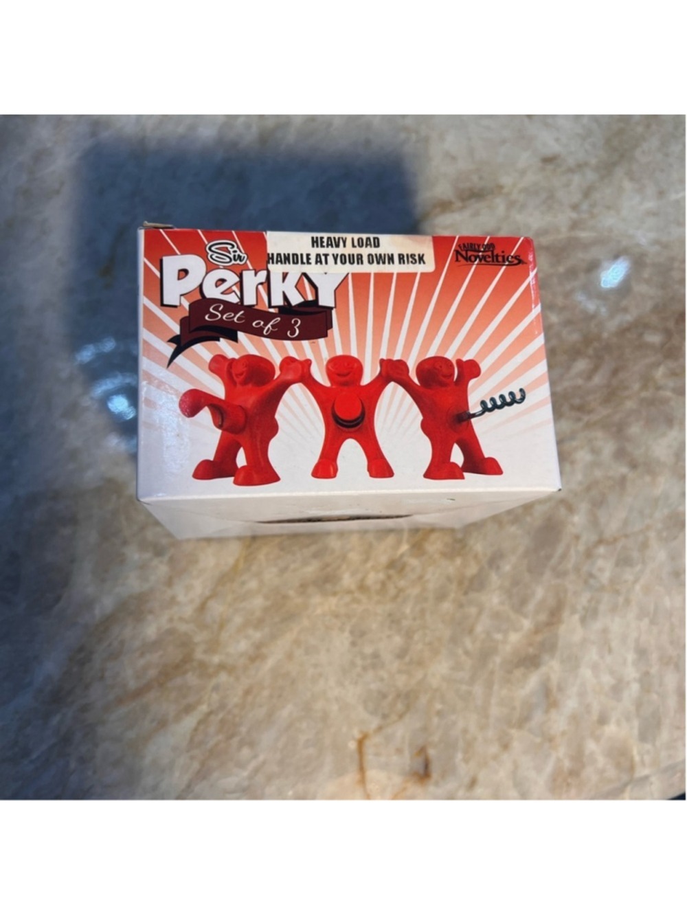 Gag gift Perky Set of 3 - Red adult novelty bar ware tools